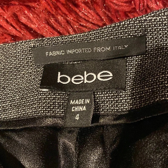 BEBE Made in Italy dress Pants Sz 4 - Picture 5 of 16